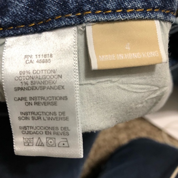 Michael Kors Boot Cut/Flare Jeans Size 4 EUC - Picture 5 of 6